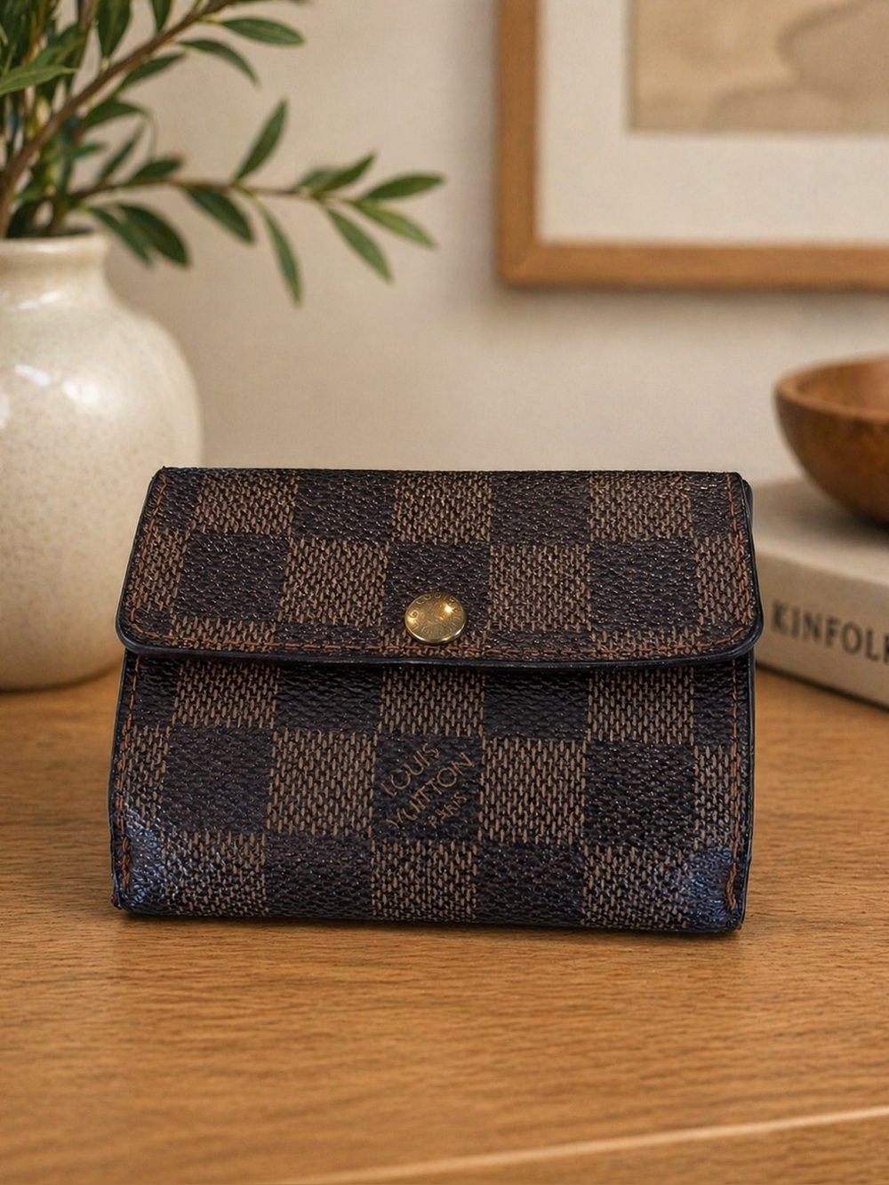 Louis Vuitton Ludlow Damier Ebene Brown Waller